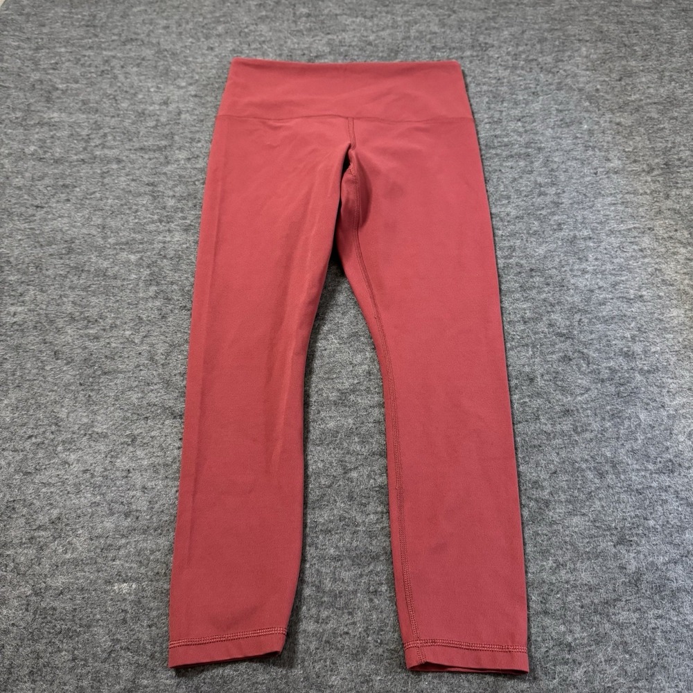 Athleta Elation Tea Dye 7/8 Tight Leggings High Rise XS / P Red Yoga Activewear‎